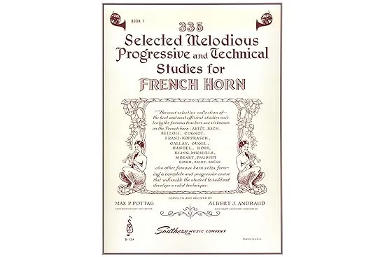 335 Selected Melodious Progressive Technical Studies for French Horn, Book 1