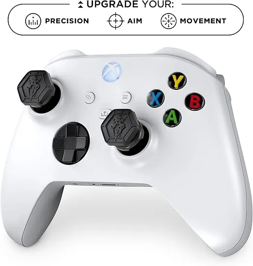 KontrolFreek Call of Duty: Modern Warfare III Performance Thumbsticks for Xbox One (XB1) and Xbox Series X (XBX) | 1 High-Rise, 1 Mid-Rise | Black/Clear