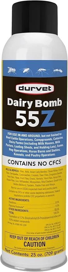 Durvet Dairy Bomb 55Z - 25 Ounce aerosol