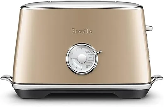 Breville 2 Slice Luxe Toaster BTA735RCH, Royal Champagne