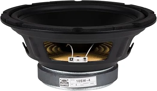 GRS 10SW-4 10" Poly Cone Subwoofer 4 Ohm