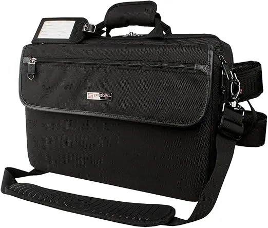 Pro Tec Lux Flute/Piccolo Messenger PRO PAC Case LX308PICC Flute, Black