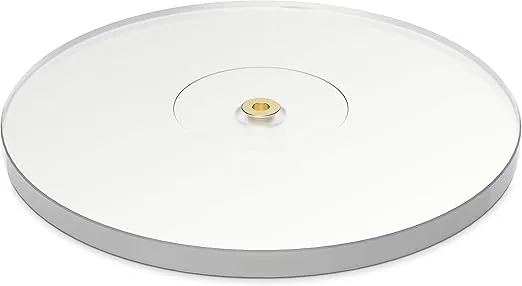 Fluance High Density Frosted Acrylic Platter for Fluance Reference Turntables Compatible with RT82/RT83/RT84/RT85 (AP03)