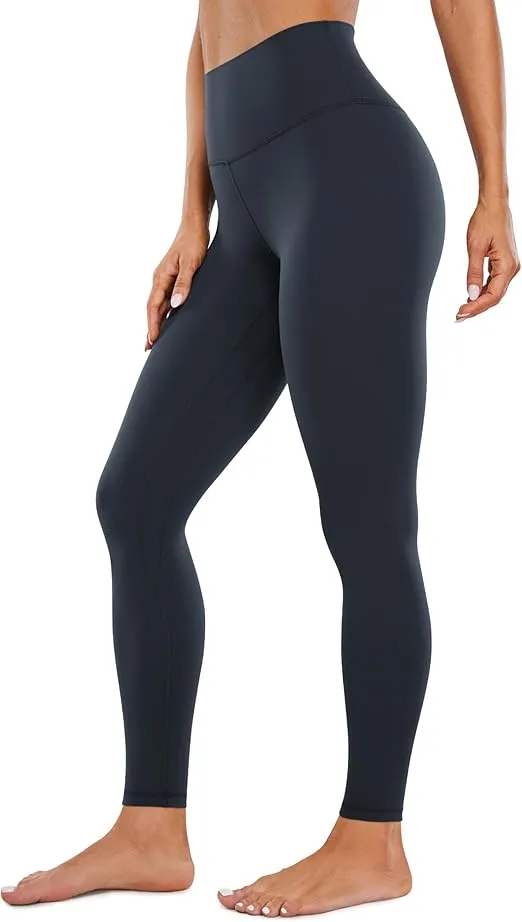 CRZ YOGA Womens Butterluxe High Waisted Yoga Leggings 28" - Double Seamed Buttery Soft Comfy Athletic Gym Workout Pants