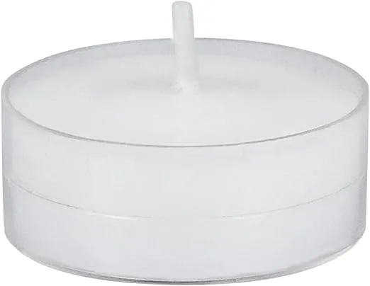 50-Piece Tealight Candles, White