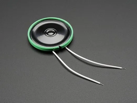 Adafruit Thin Plastic Speaker w/Wires - 8 ohm 0.25W