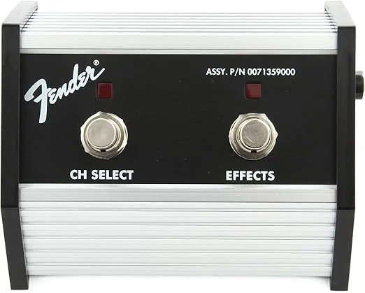 Fender 2-Button Footswitch: Channel Select/Effects On/Off