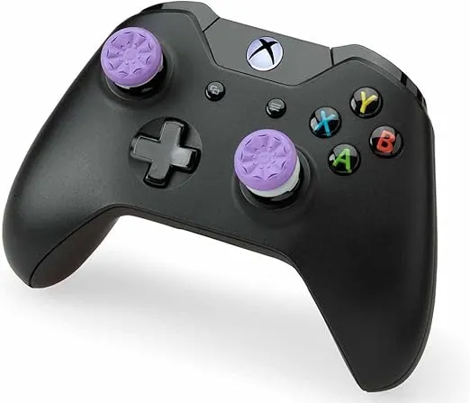 KontrolFreek FPS Freek Galaxy Purple for Xbox One and Xbox Series X Controller | 2 Performance Thumbsticks | 1 High-Rise, 1 Mid-Rise | Purple