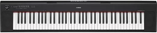 Yamaha NP32 76-Key Lightweight Portable Keyboard with PA130 Power Adapter, Black