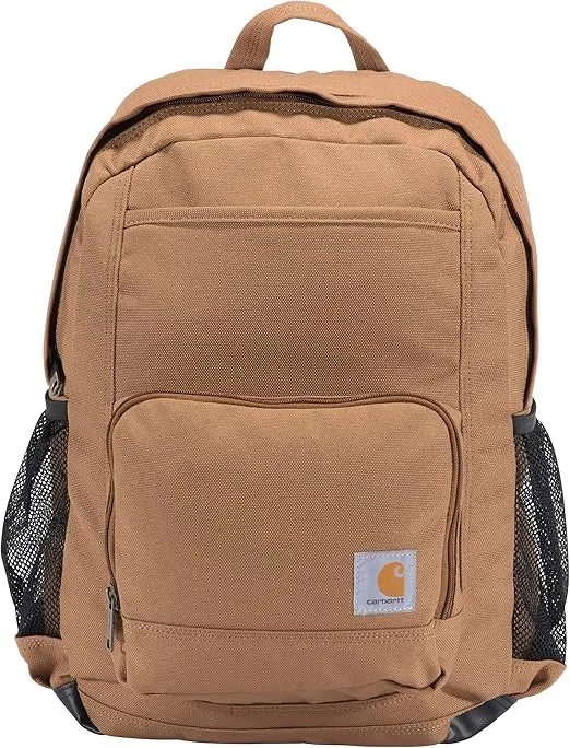 Carhartt 23L Single-Compartment Backpack, Durable Pack with Laptop Sleeve and Duravax Abrasion Resistant Base