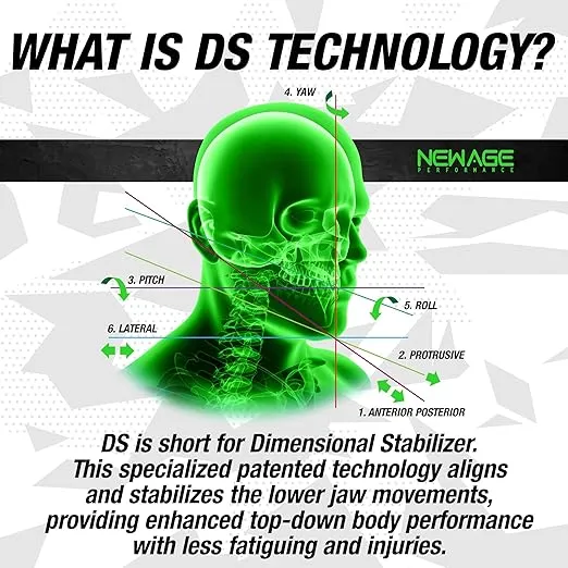 New Age Performance 6DS Heavy Lifting Mouthpiece, Increase Maximum Strength Output for Strongmen, Powerlifters, & Weightlifting Non-Contact Sports, Red