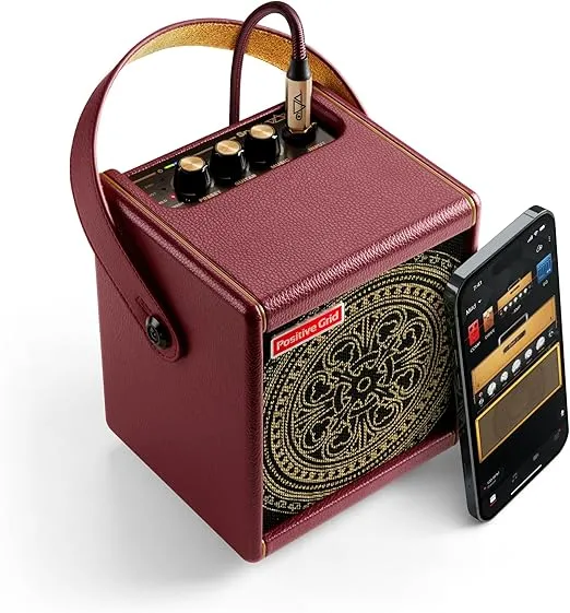 Positive Grid Spark Mini Vai Special Edition 10-Watt Portable Smart Guitar Amp and Bluetooth Speaker – Designed by Steve Vai