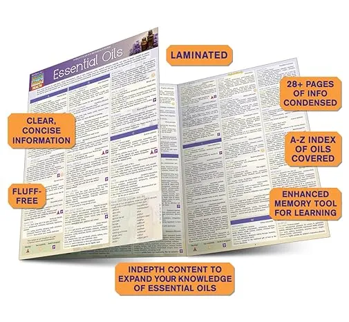 Essential Oils QuickStudy Laminated Reference Guide (Quick Study Health)