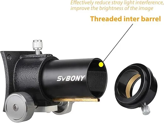 SVBONY SV181 Rack and Pinion Focuser, 1.25 inch, Newtonian Reflector Focuser for Newtonian Reflector Telescope