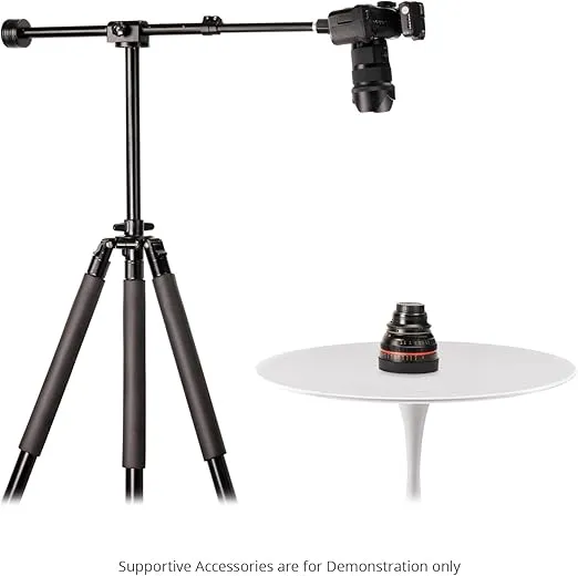 PROAIM Overhead Photo & Video Camera Boom Pole. for Overhead Camera/Tabletop Views. 23 to 40" Telescopic Arm Length. Includes Camera Ball Head & Tripod Mounting Adapter (P-OHBP-01)