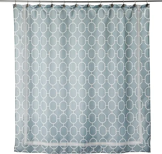 Vern Yip by SKL Home Lithgow Shower Curtain, Aqua