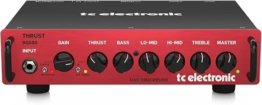 TC Electronic THRUST BQ500 500 Watt Portable Bass Head with Mosfet Preamp and Thrust Compressor