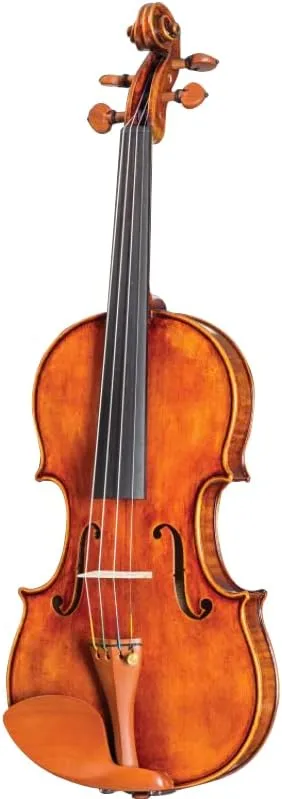 D Z Strad Violin - Model 500 - Light Antique Finish with Dominant Strings, Case, Bow and Rosin (Full Size - 4/4)