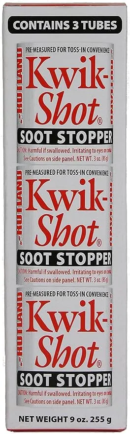 Kwik-Shot Soot Stopper, 3 oz. Toss-In Canister (3-Pack)