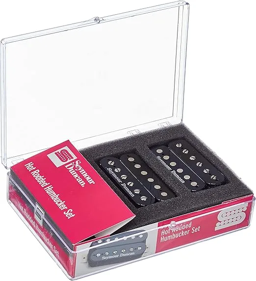 Seymour Duncan JB and Jazz Hot Rodded Humbucker Set - Electric Guitar Pickups, Perfect for Blues, Rock, Country, and Metal