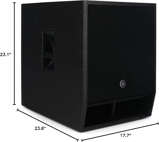 YAMAHA DXS15XLF 15-inch 1600W Powered Subwoofer