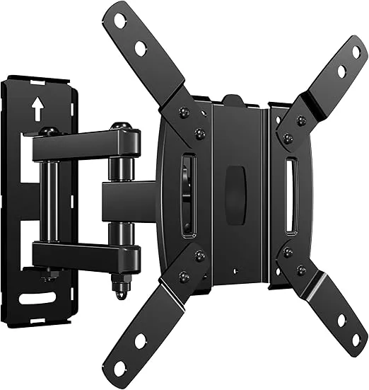 SANUS Full Motion TV Mount - Single Stud 19 to 40 inch TV Wall Mount Tilts, Extends & Swivels - Easy DIY Install Includes All Hardware & Post Install Leveling - Great for Corners