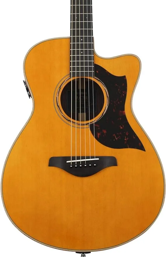 Yamaha 6 String Series AC3R Small Body Acoustic-Electric Guitar-Rosewood, Vintage Natural, Concert Cutaway VN