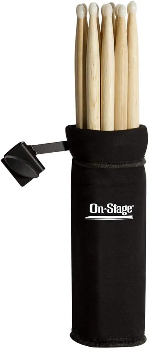 On-Stage DA100 Clamp-On Drum Stick Holder,Black