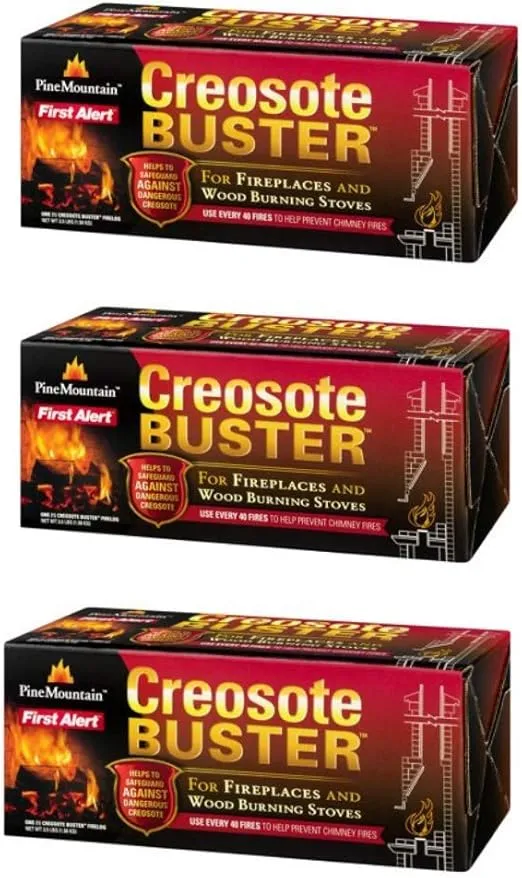 Pine Mountain Creosote Buster Firelog, 1.0 CT (Pack of 3)