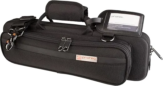 Protec PB308 Flute Slimline PRO PAC Case, Black