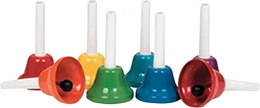 Rhythm Band 8 Note Metal Hand Bells - Set of 8