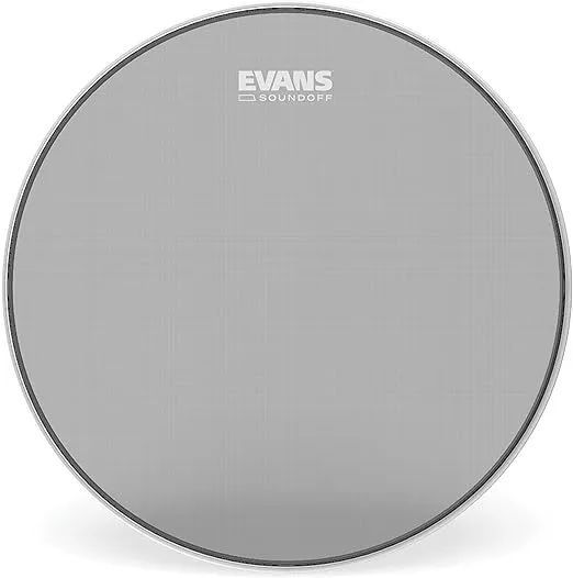 Evans dB Zero Drum Heads - Featuring Single Ply ShockWeave Mesh - Low Volume Drumhead - Drumhead, 8 Inch