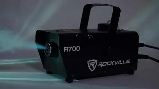 Rockville R700 Fog Machine w/Remote+Fluid Quick Heatup, Thick Fog