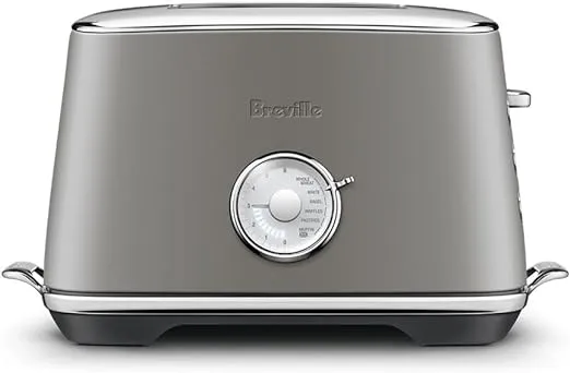 Breville 2 Slice Luxe Toaster BTA735OYS, Oyster Shell