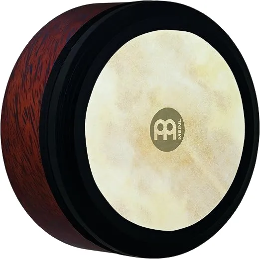 Meinl Percussion 14" Frame Drum, Extra Deep Shell Irish Bodhran-NOT Made in China-Goat Skin Head, Brown Burl, 2-Year Warranty, FD14IBO