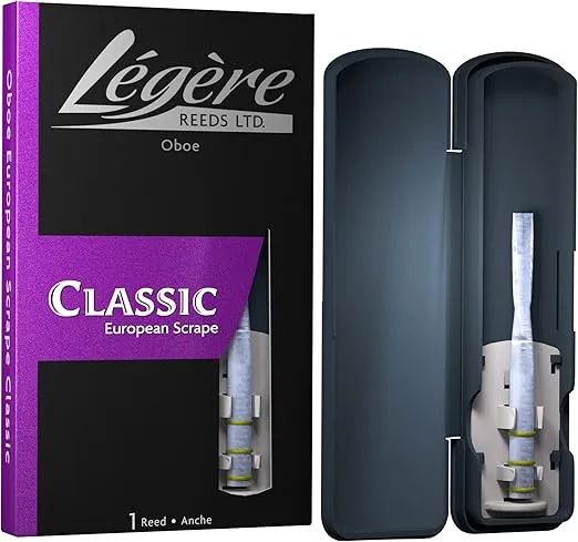 Légère Reeds - European Scrape Oboe Reed, Strength Medium (DROEMM) - Premium Synthetic Woodwind Reed