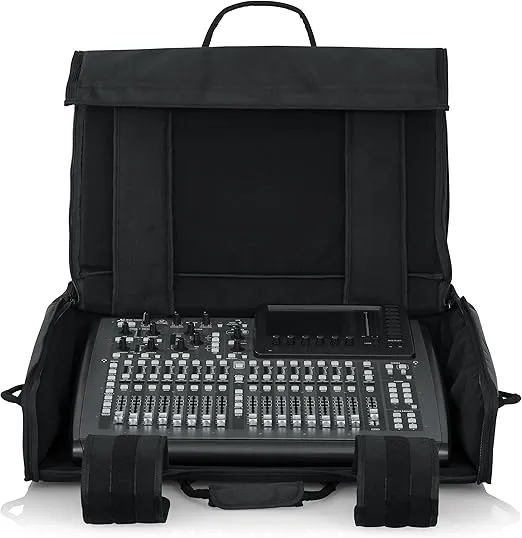 Gator Cases Padded Large Format Mixer Carry Bag; Fits Mixers Such as Behringer X32 Compact |26" x 21" x 8.5" (G-MIXERBAG-2621)