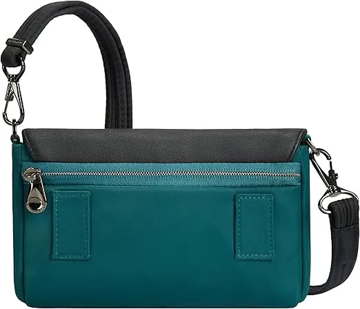 Travelon Anti-Theft Addison Convertible Crossbody/Belt Bag, Evergreen