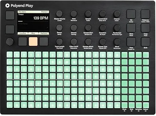 Play Audio and MIDI Sampler, Sequencer, and Groovebox