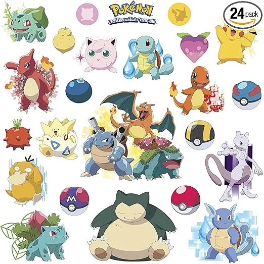 RoomMates RMK2535SCS Pokemon Iconic Peel and Stick Wall Decals