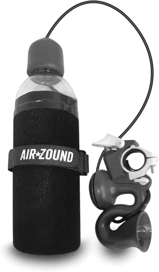 Delta Cycle Airzound Bike Horn - Loud 115 DB Bike Horn for Adults - Rechargeable, No Batteries Needed - Adjustable Volume - Weatherproof Thermoplastic - Bicycle Horn for Road and Mountain Bikes