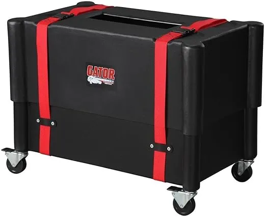 Gator Cases Molded Plastic Guitar Amp Transporter, and Stand, with Caster Wheels; Fits 1x12 Combo Amps (G-ROTO-112)