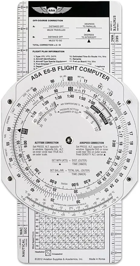 ASA E6B Paper Flight Computer