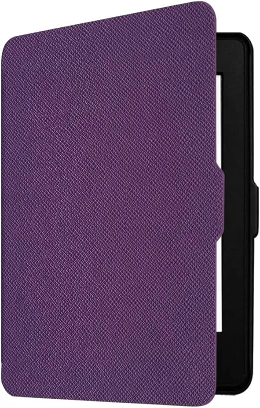 Fintie Slimshell Case for 6" Kindle Paperwhite 2012-2017 (Model No. EY21 & DP75SDI) - Lightweight Protective Cover with Auto Sleep/Wake (Not Fit Paperwhite 10th & 11th Gen), Violet