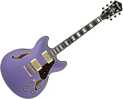 Ibanez Artcore AS73G Semi-Hollow - Metallic Purple Flat