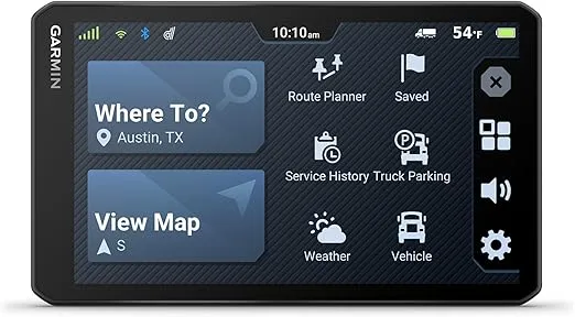 Garmin dēzl™ OTR720, Large High-Res 7” GPS Truck Navigator, Custom Truck Routing, Satellite Imagery, Wind Speed, Community-Shared Loading Docks, Truck Entrances & Parking Availability