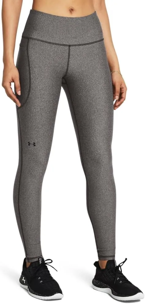 Under Armour Women's HeatGear Armour High No-Slip Waistband Pocketed Leggings