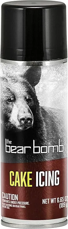 Specialties Bear Bomb Cake Icing Aerosol Spray | Hunting Bear Lure Attractant Scent 6.65 Oz Spray Can