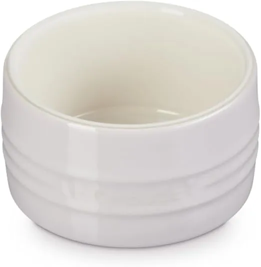 Le Creuset Stoneware Round Straight Wall Ramekin, 6.75oz., Shallot