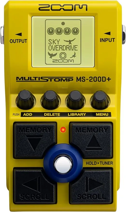 Zoom MS-200D+ MultiStomp Overdrive and Distortion Pedal